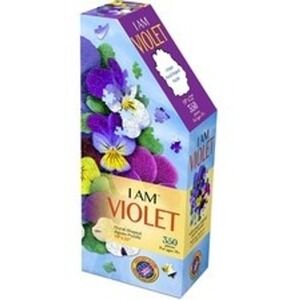 Puzzle Violet Madd Capp I Am Violet Floral Shaped Jigsaw Puzzle 350 Pieces 19x20